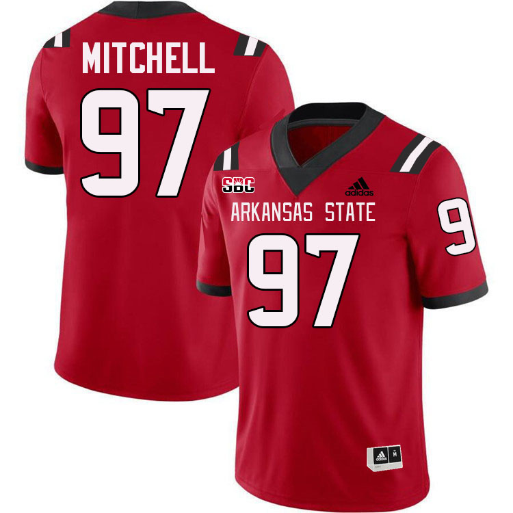 Simeon Mitchell Arkansas State Jersey,Arkansas State Red Wolves Football Uniforms,Jersey-Red Simeon Mitchell Arkansas State Jersey,Arkansas State Red Wolves Football Uniforms,Jersey-Red